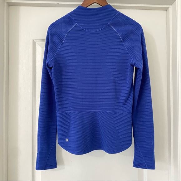 Lululemon Quarter Zip Pullover Long Sleeve Running Shirt Lightweight Jacket Sz 8 - Picture 6 of 6